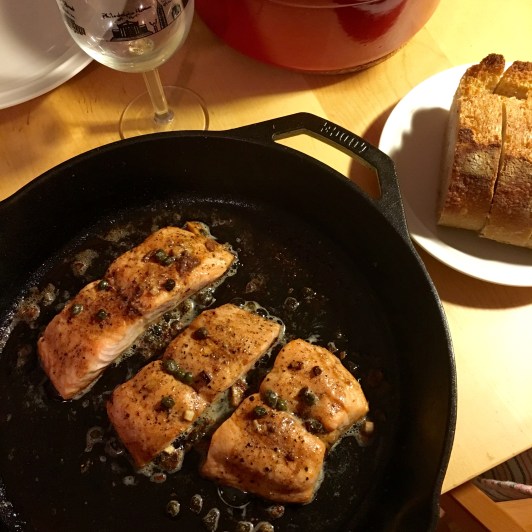 Salmon with anchovy butter Melissa Clark recipe