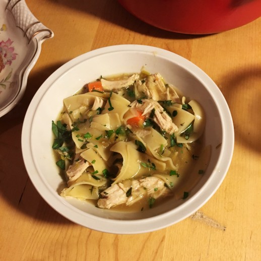 Chicken Noodle Soup from scratch