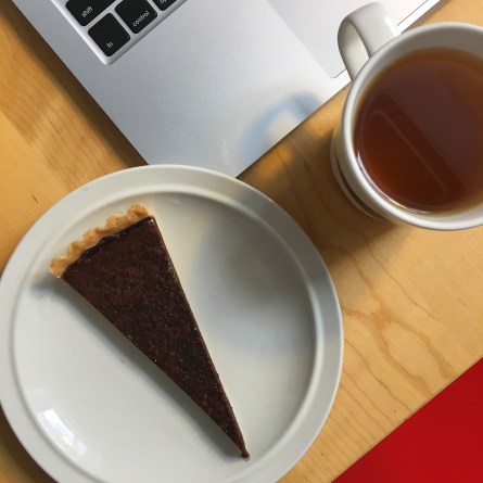 chocolate tart dessert